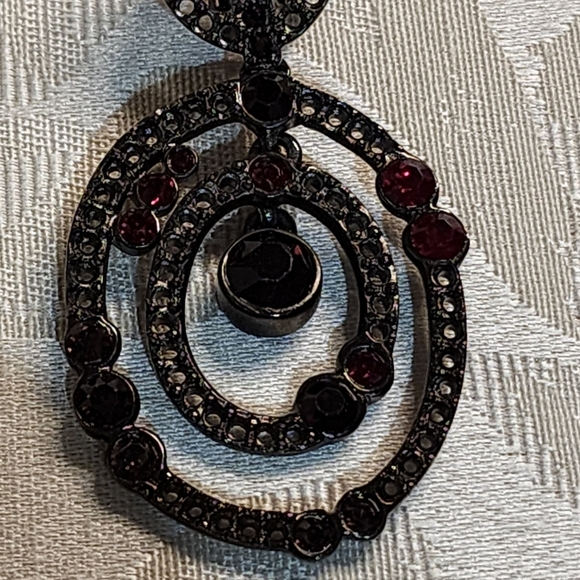 OSCAR DE LA RENTA Vintage 80s Clip On SINGLE 1PC. Earring - Picture 9 of 9